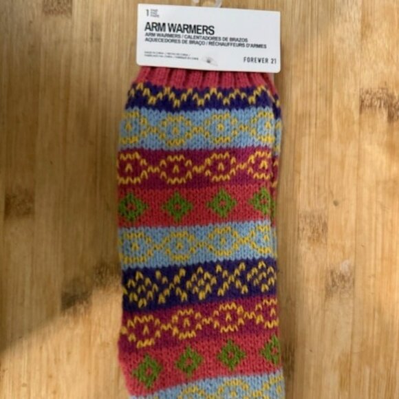 Retro Boho Fair Isle Arm Warmer - Picture 3 of 16